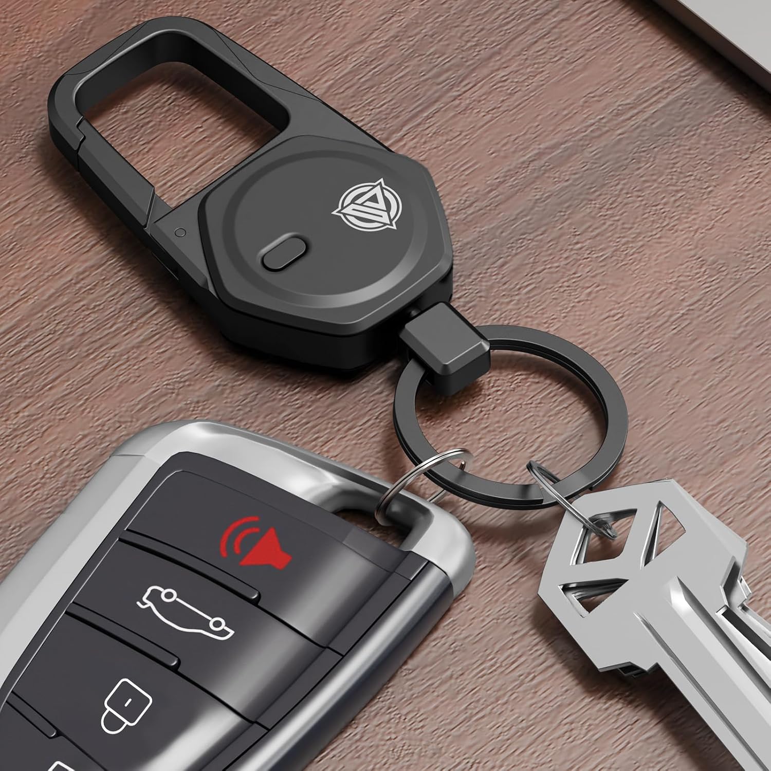Oaridey Llavero, funciona con Apple Find My, llavero de coche con m...