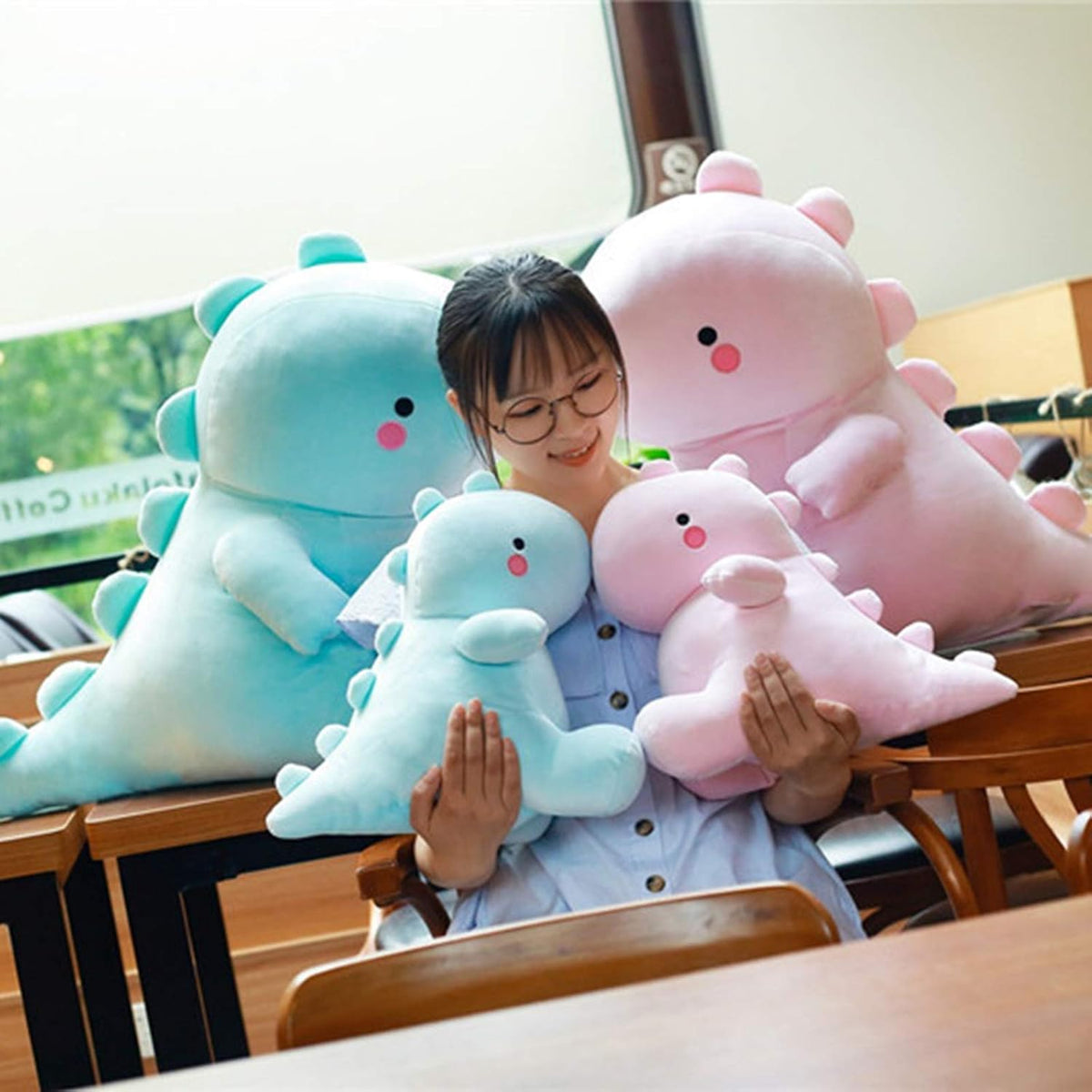 VHYHCY Lindos juguetes de peluche de dinosaurio, animales de peluch...