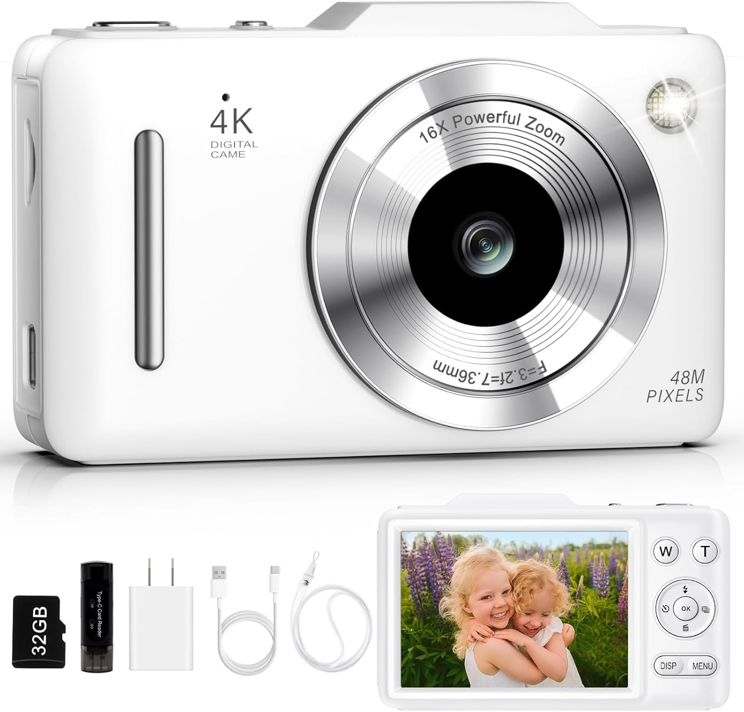 Cámara digital 4K de enfoque automático para vlogging para fotograf...