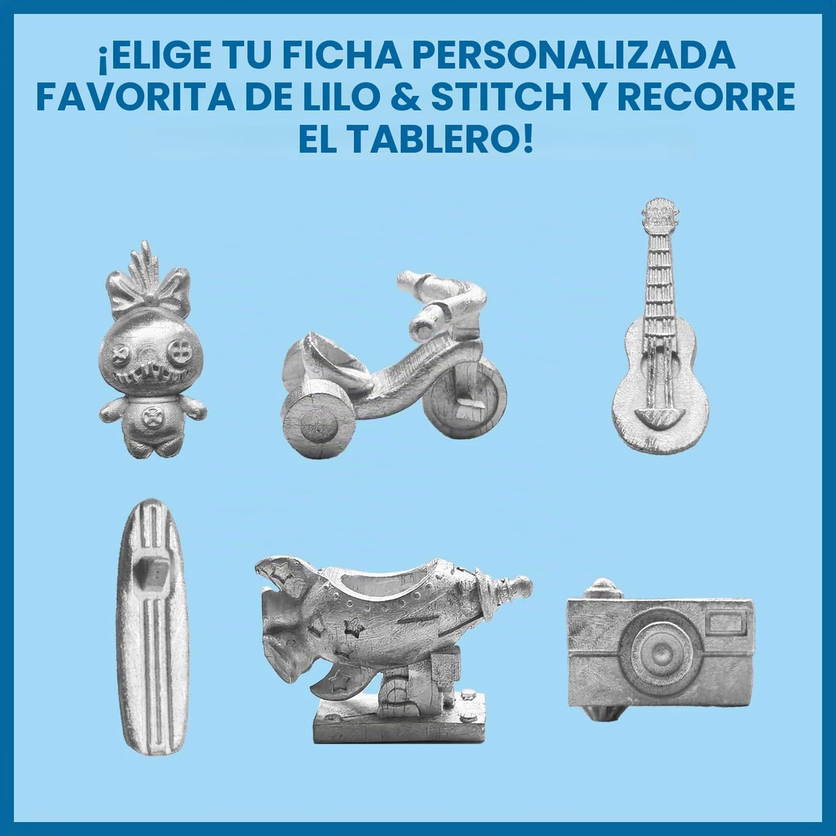 Winning Moves Juego de mesa de monopolio de Lilo y Stitch de Disney...