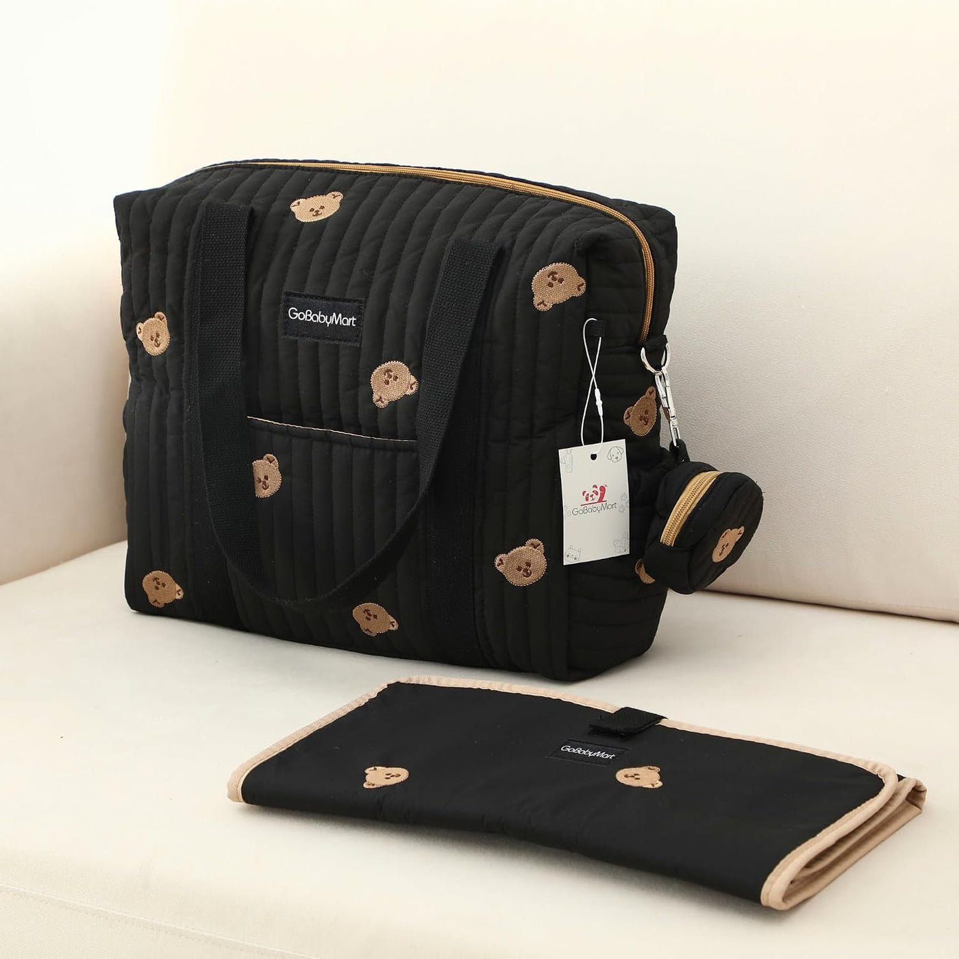 GOBABYMART Set de 3 bolsas de pañales, bolsa hospital para parto y...