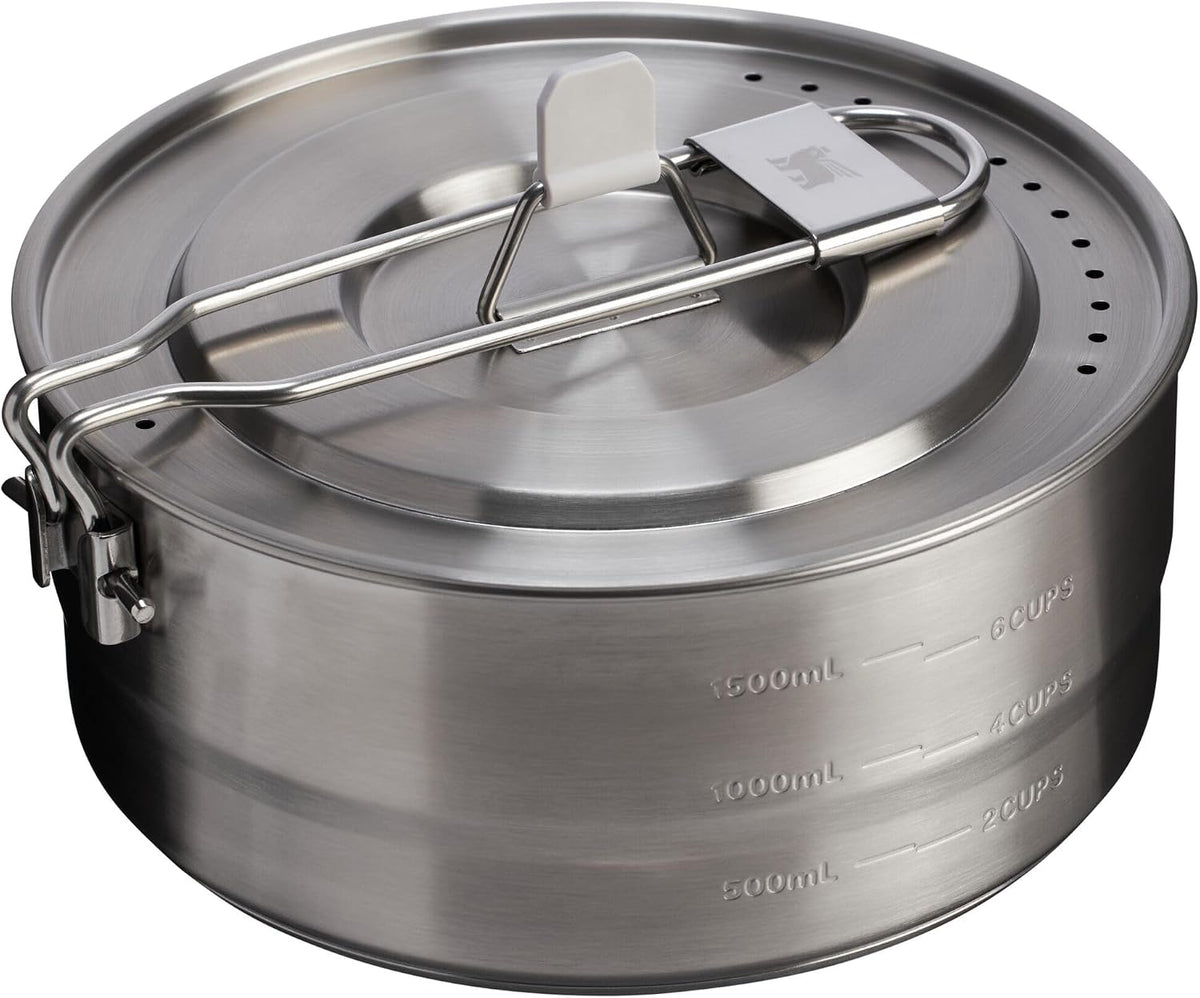 Stanley Wildfare Pro - Juego de cacerolas de acero inoxidable de 5...