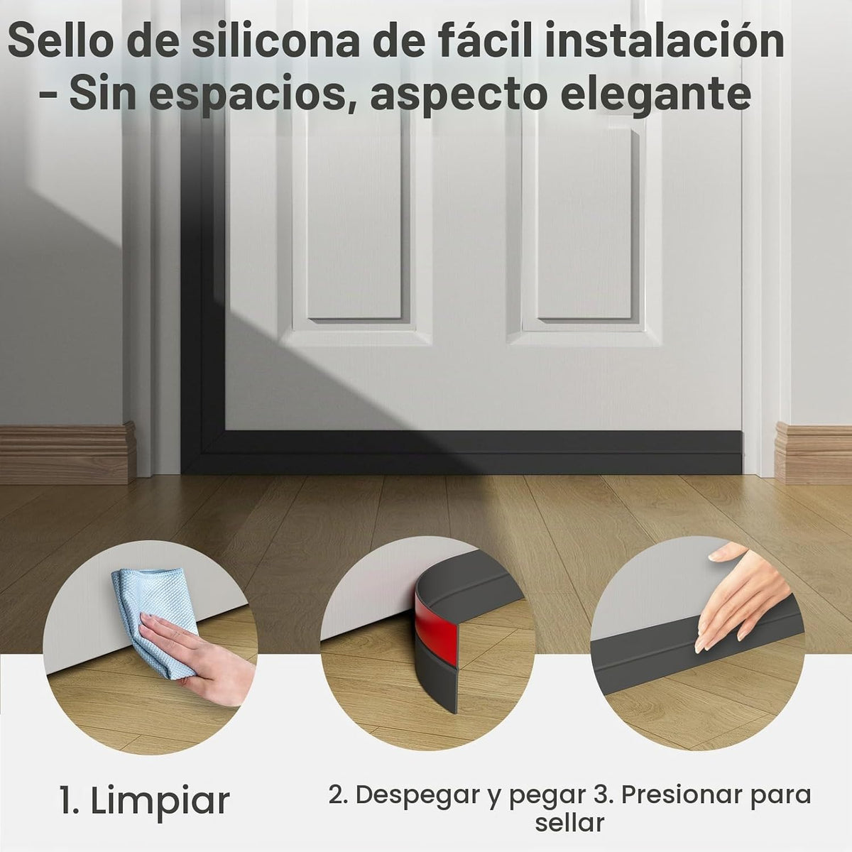 Elvone Cinta de sellado resistente de 20 pies x 1 pulgada, tira de...
