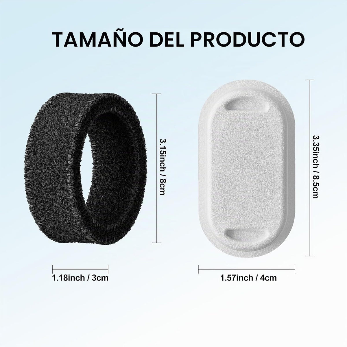 Filtros de fuente de agua para gatos, paquete de 16 filtros de repu...