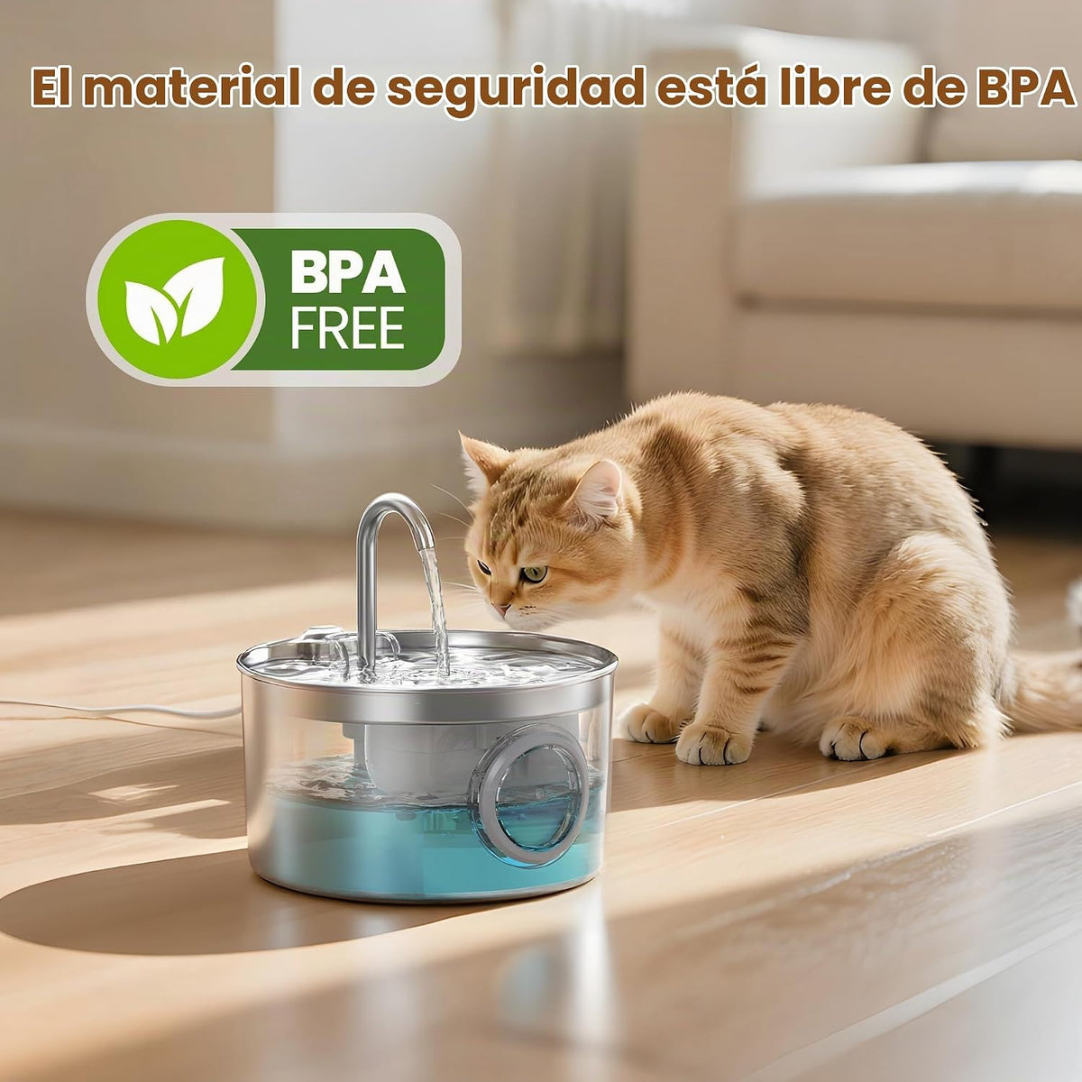 GIOTOHUN Filtros para fuente de agua para gatos: filtro de 40 fuent...