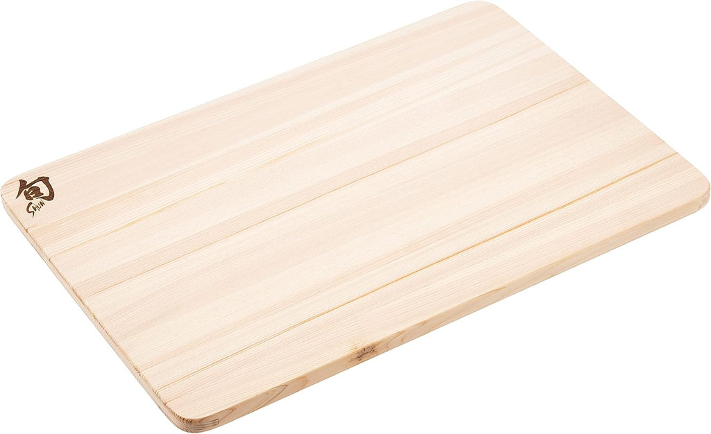 Shun Cubiertos Hinoki - Tabla de cortar mediana | Tabla de cortar j...