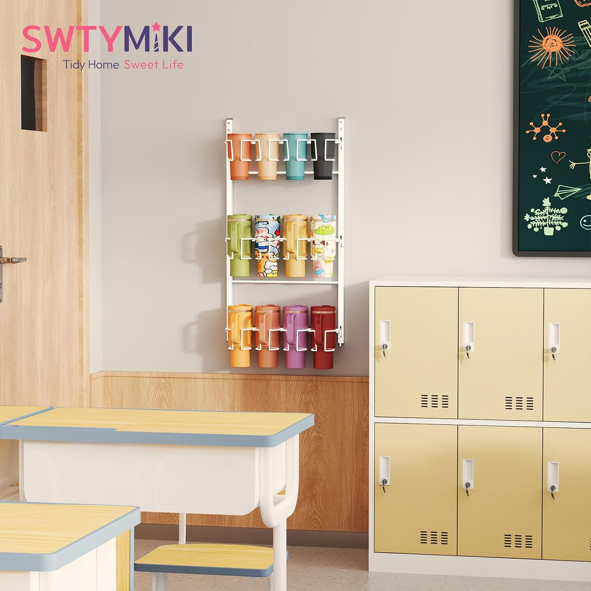 SWTYMIKI Organizador de botellas de agua de 3 niveles \u2013 Organi...