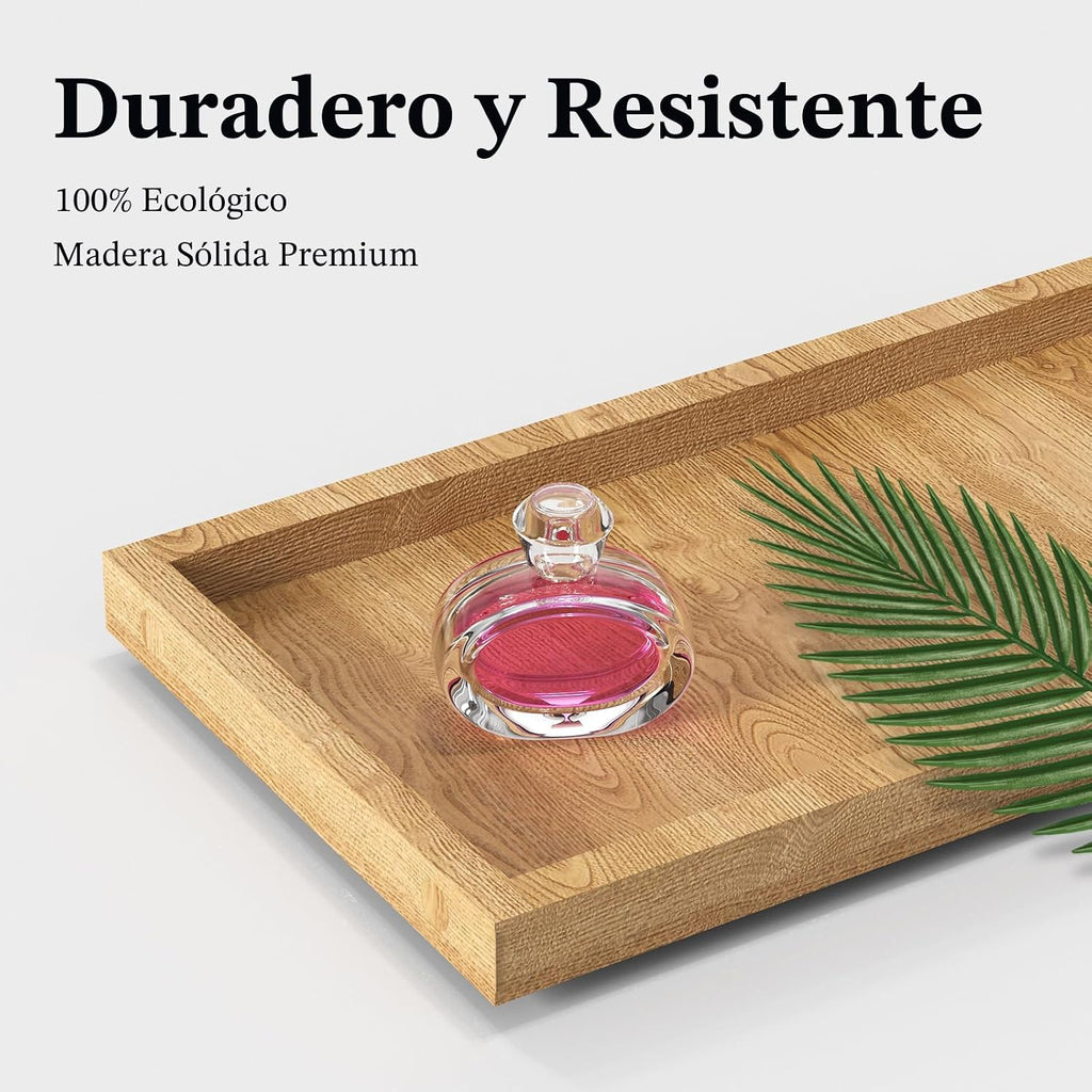 LEMIKKLE Organizador de mostrador de baño con cesta, organizadores...