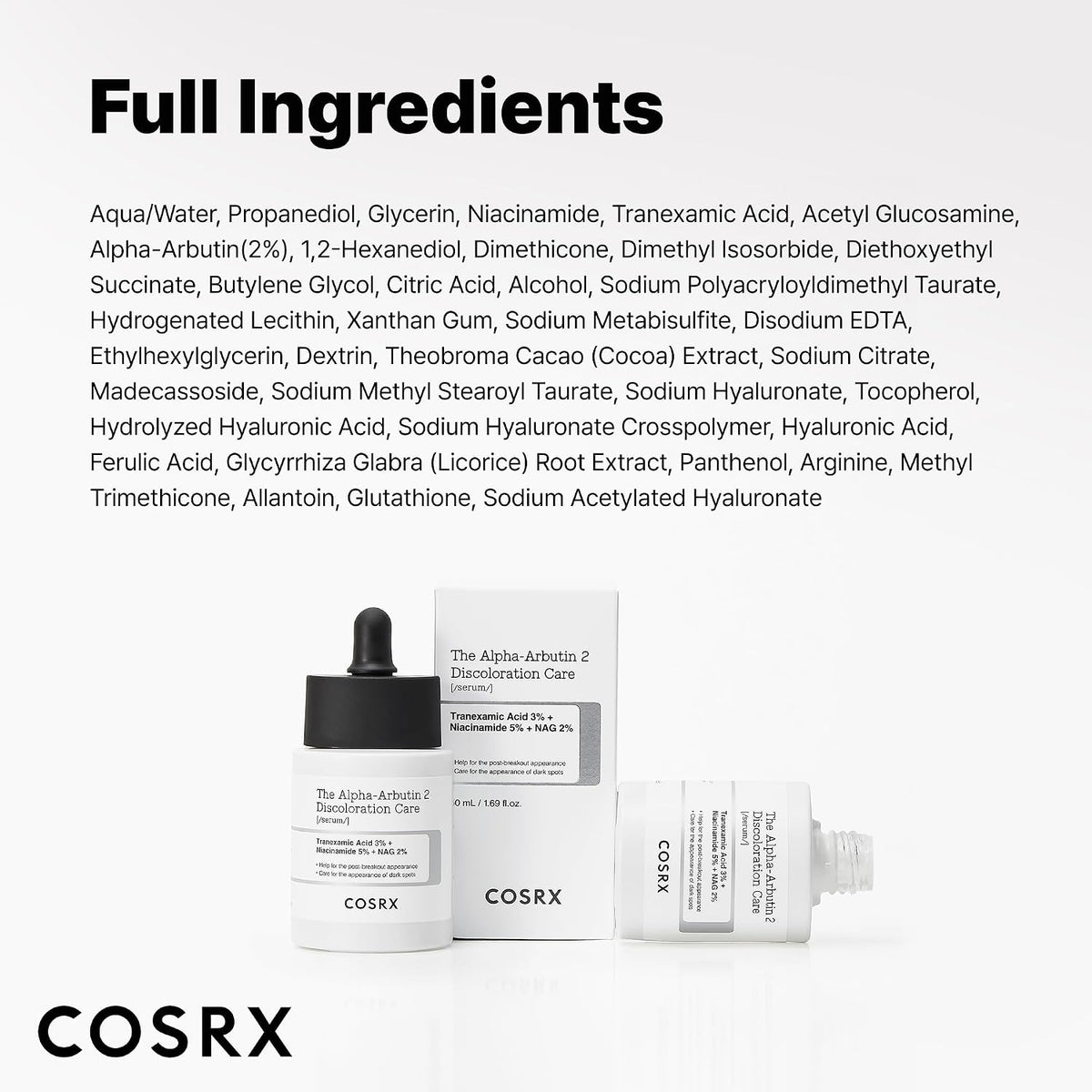 COSRX Suero para el cuidado de la decoloración de alfa arbutina al...
