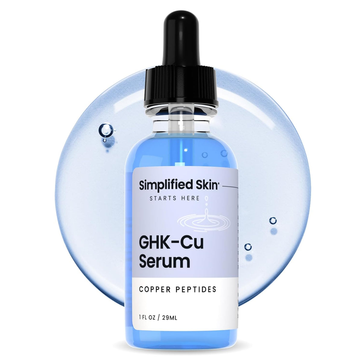 Simplified Skin GHK-Cu Peptide Serum para Anti-Envejecimiento, Cara...