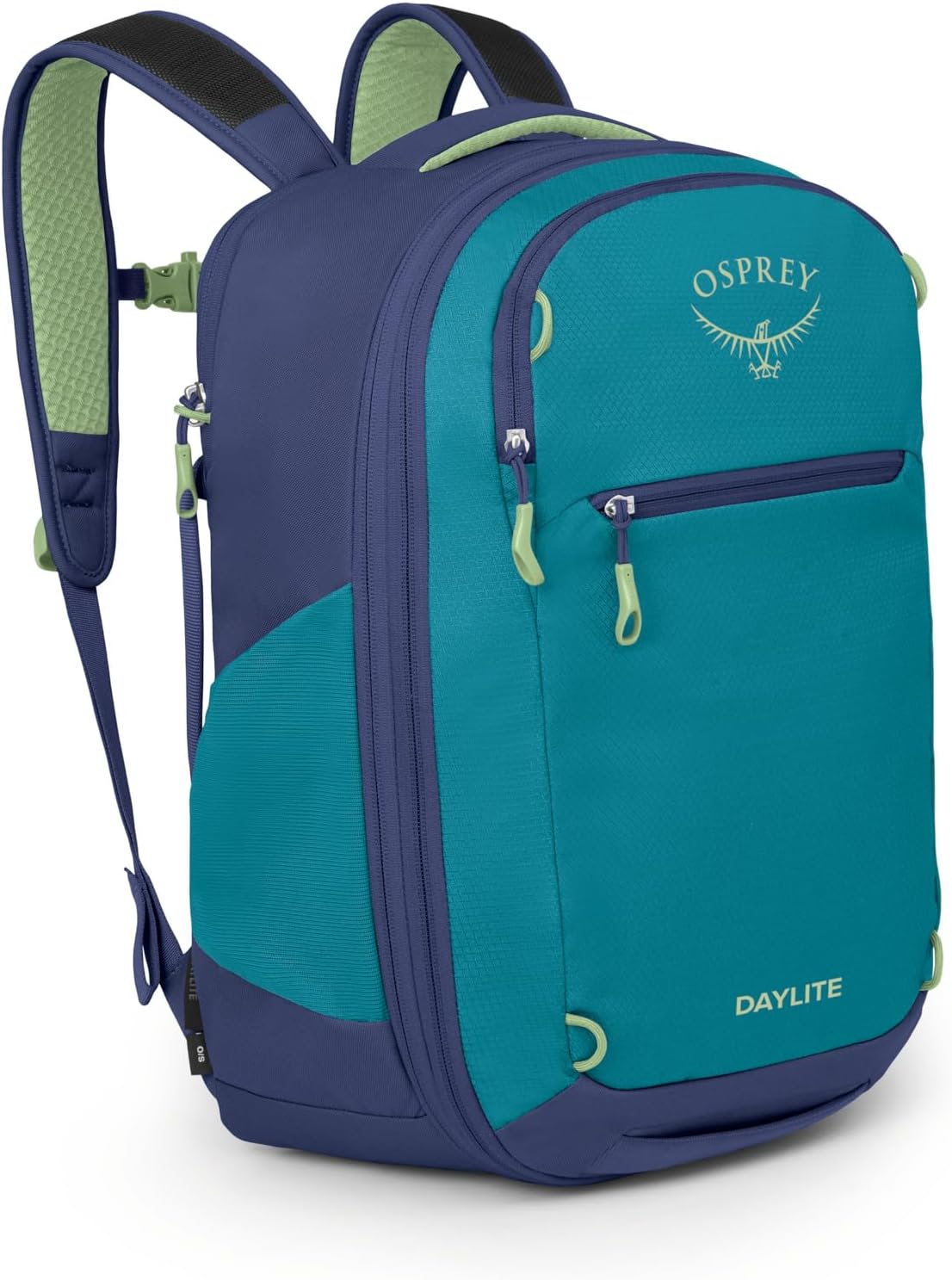 Mochila Osprey Daylite Expandable 26+6 de Viaje, Azul Spikemoss\/Al...