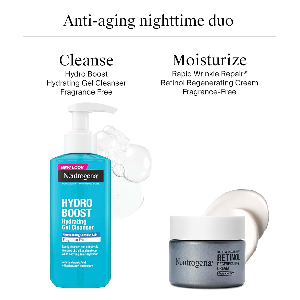 Neutrogena Hidratante facial de retinol para reparación rápida de a...