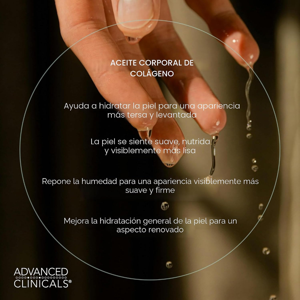 Advanced Clinicals Aceite corporal de colágeno + crema de colágeno...