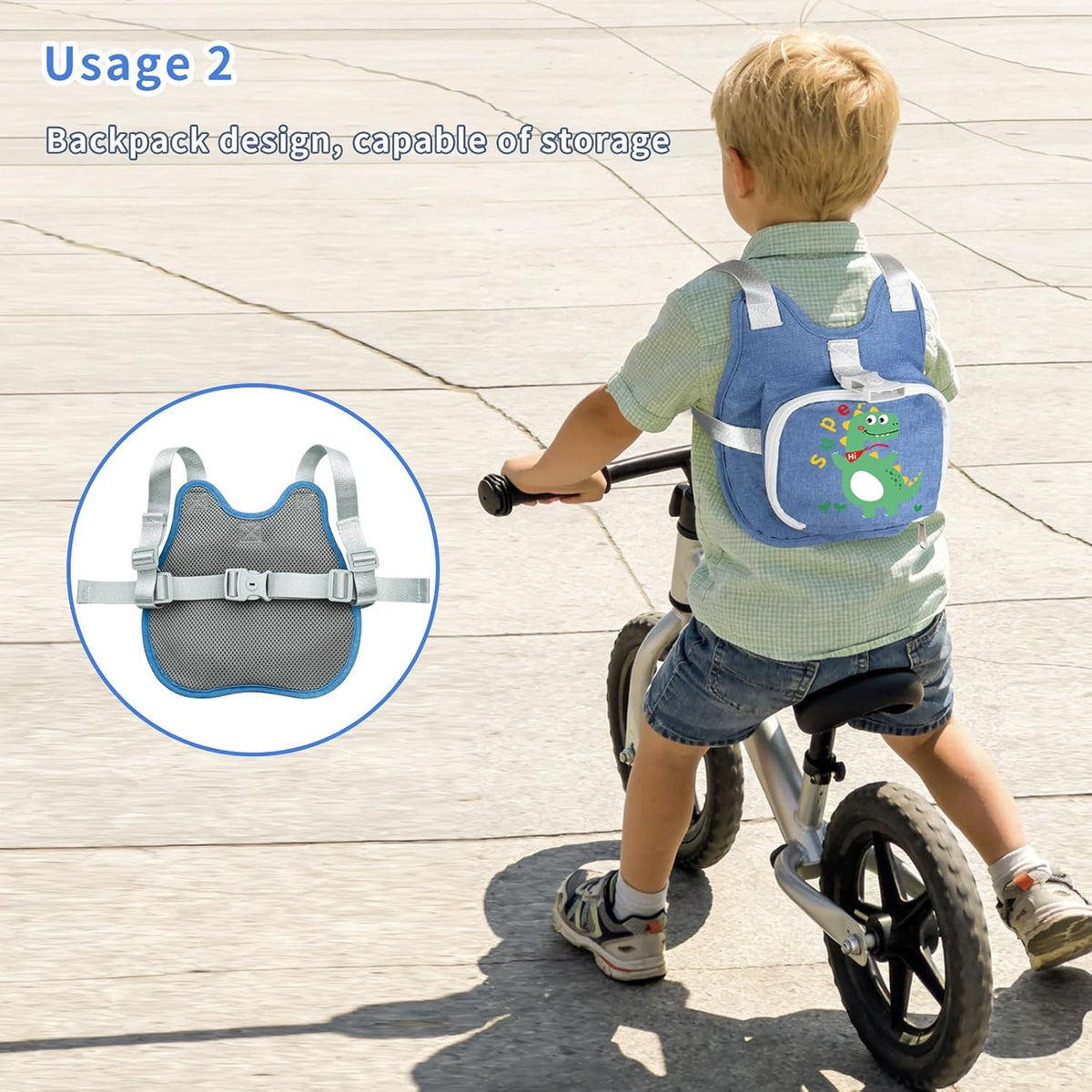 Correa de mochila con arnés para niños pequeños con muñequera | Lin...