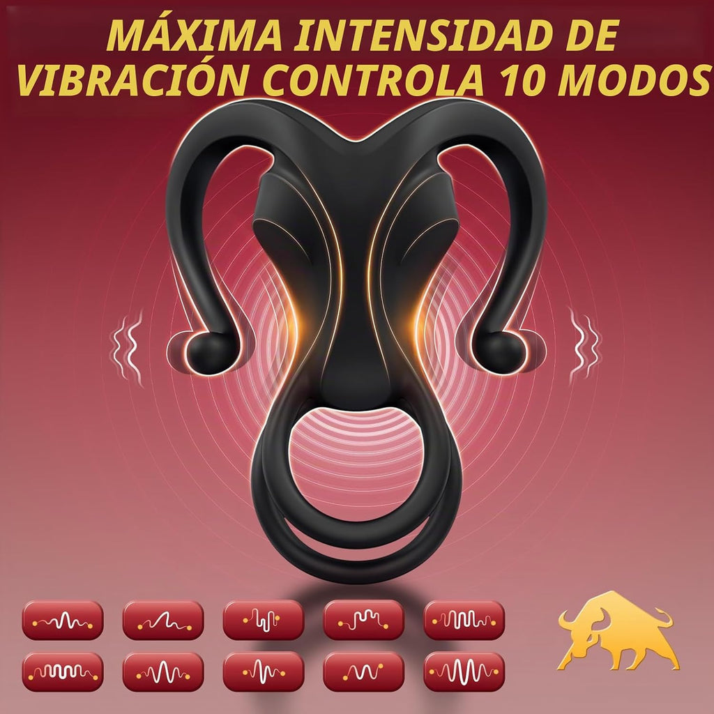 Anillo de pene de juguete sexual masculino \u2013 baiwatt Bull Shap...