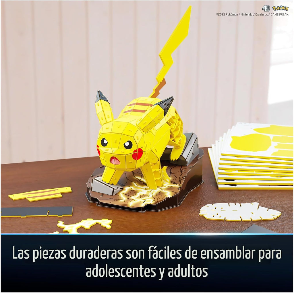 4D Build, Kit de modelo 3D de Pikachu Pokémon, figura de Pokémon, c...