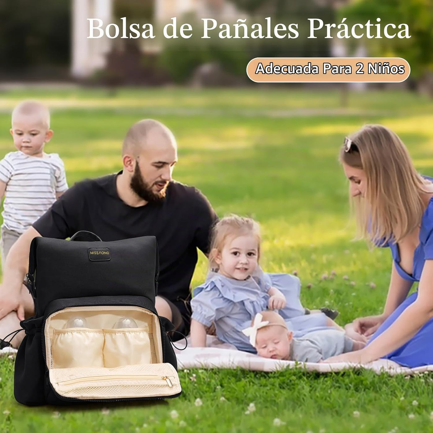 Miss Fong - Mochila para pañales Mochila de neopreno para bebé | Ma...