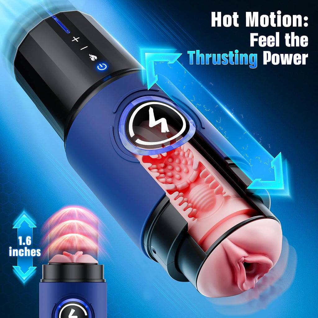 EINSEO Masturbador masculino automático juguetes sexuales para homb...