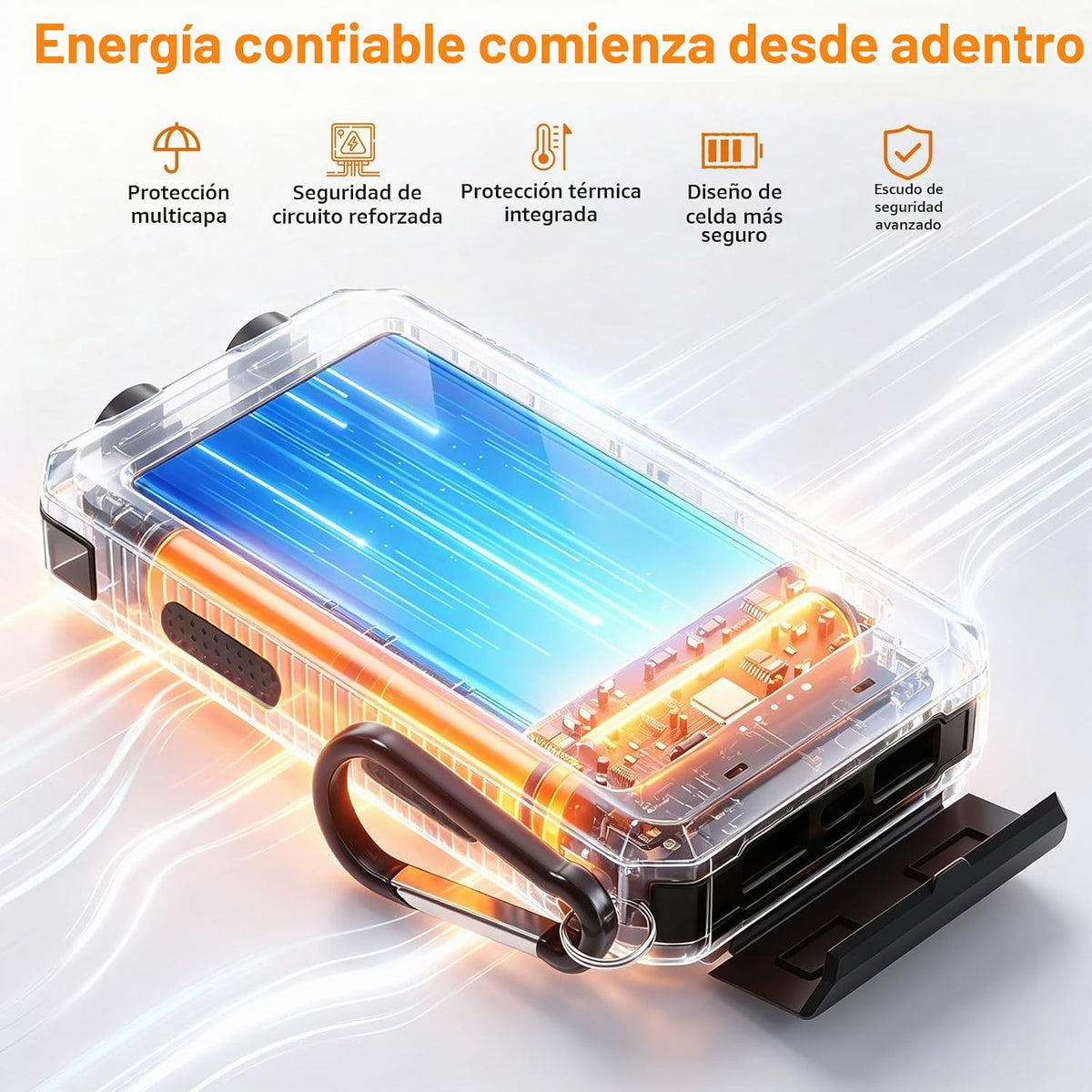 Banco de energía solar 38800mAh cargador portátil para teléfono con...