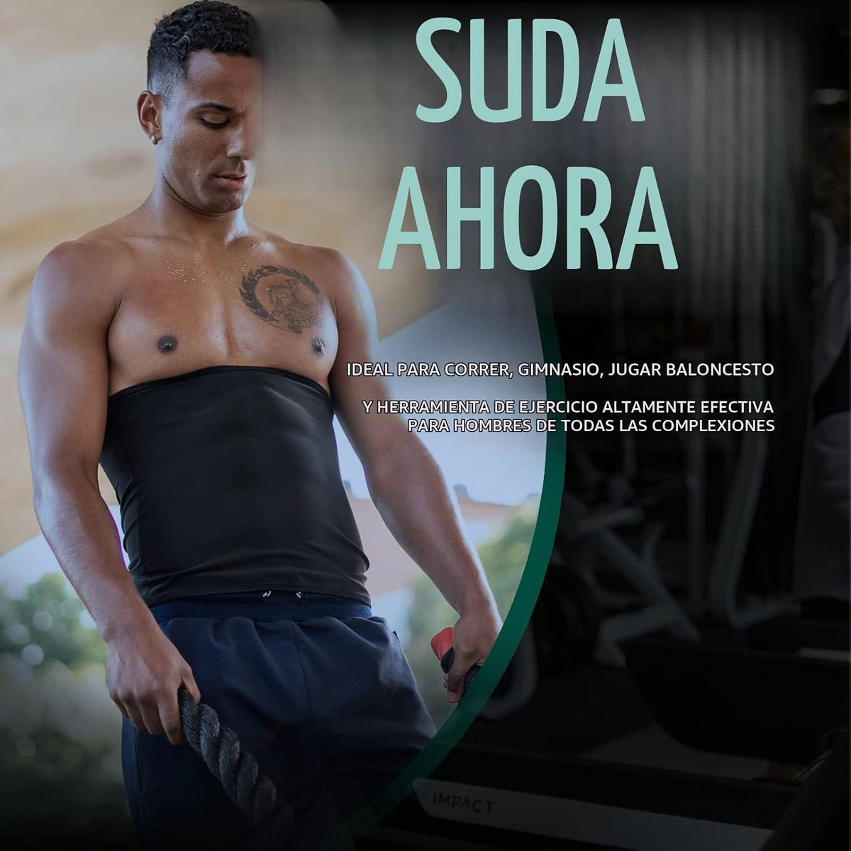 Bodysuner - Cinturón de sudoración para reducir la grasa del vientr...
