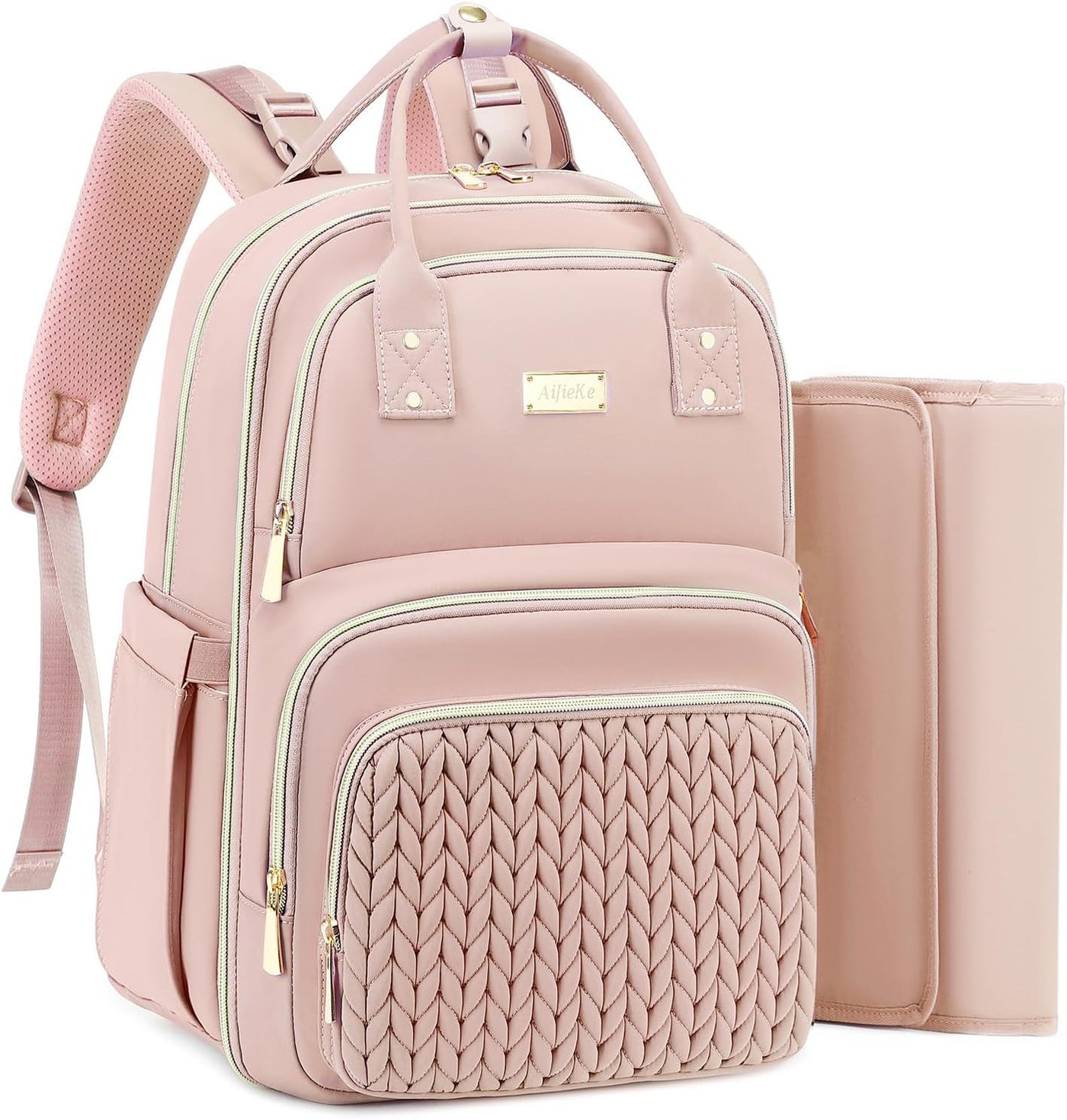 Mochila para pañales, grande, multifuncional, para niños, niñas y b...