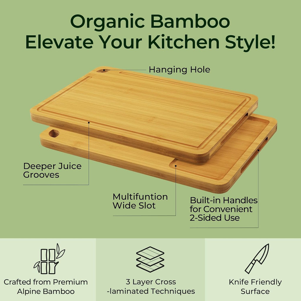 Keechee Tabla de Cortar de Madera para Cocina - Juego de Regalo de...