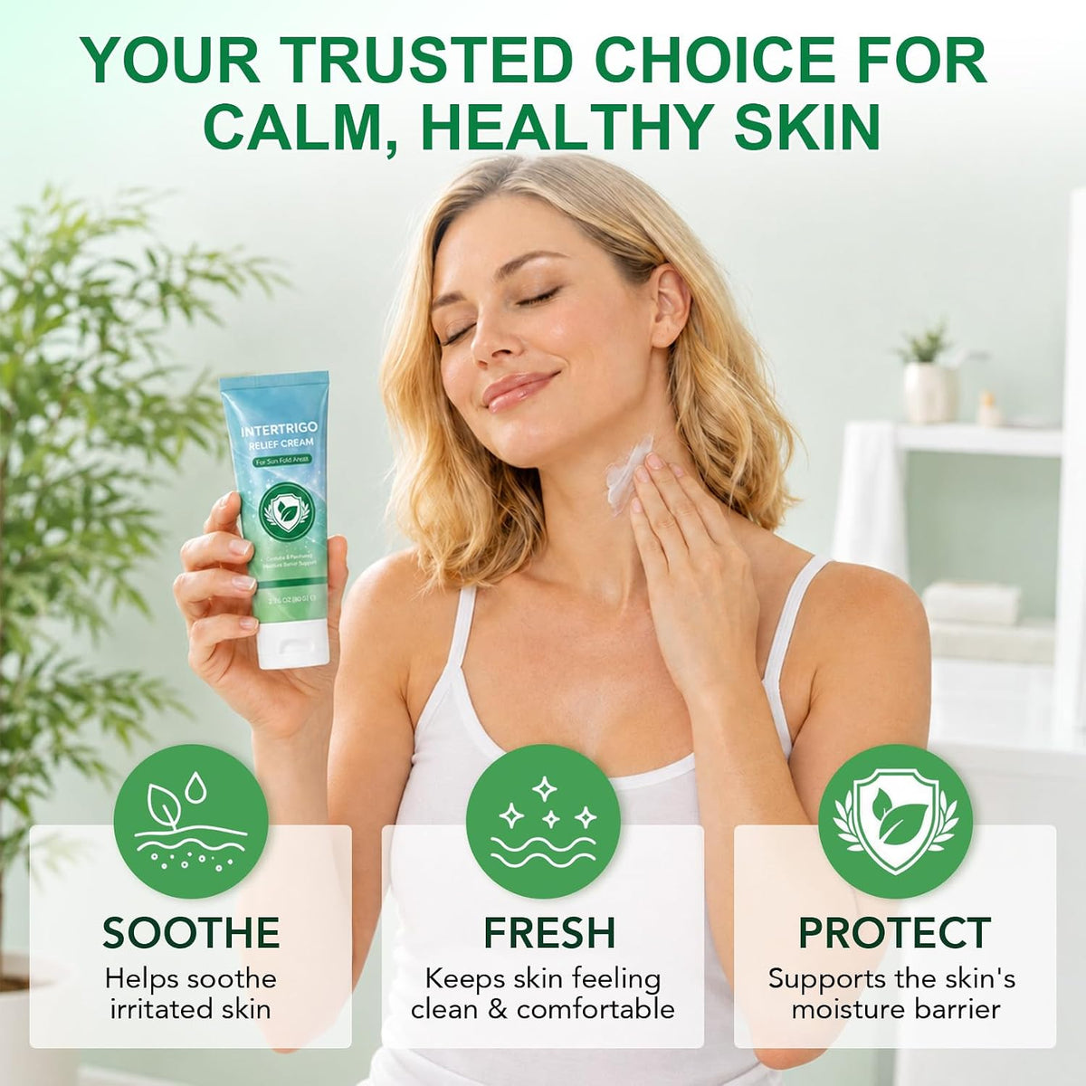 CLFJLXYX Crema Intertrigo, crema para rozaduras para el cuidado del...