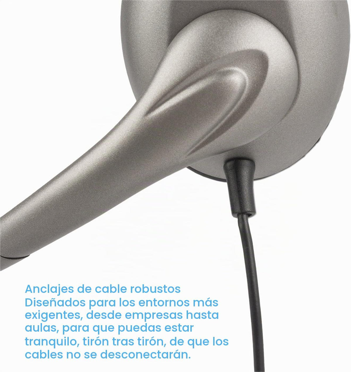 Cyber Acoustics Auriculares USB Mono AC-840, auriculares con micróf...