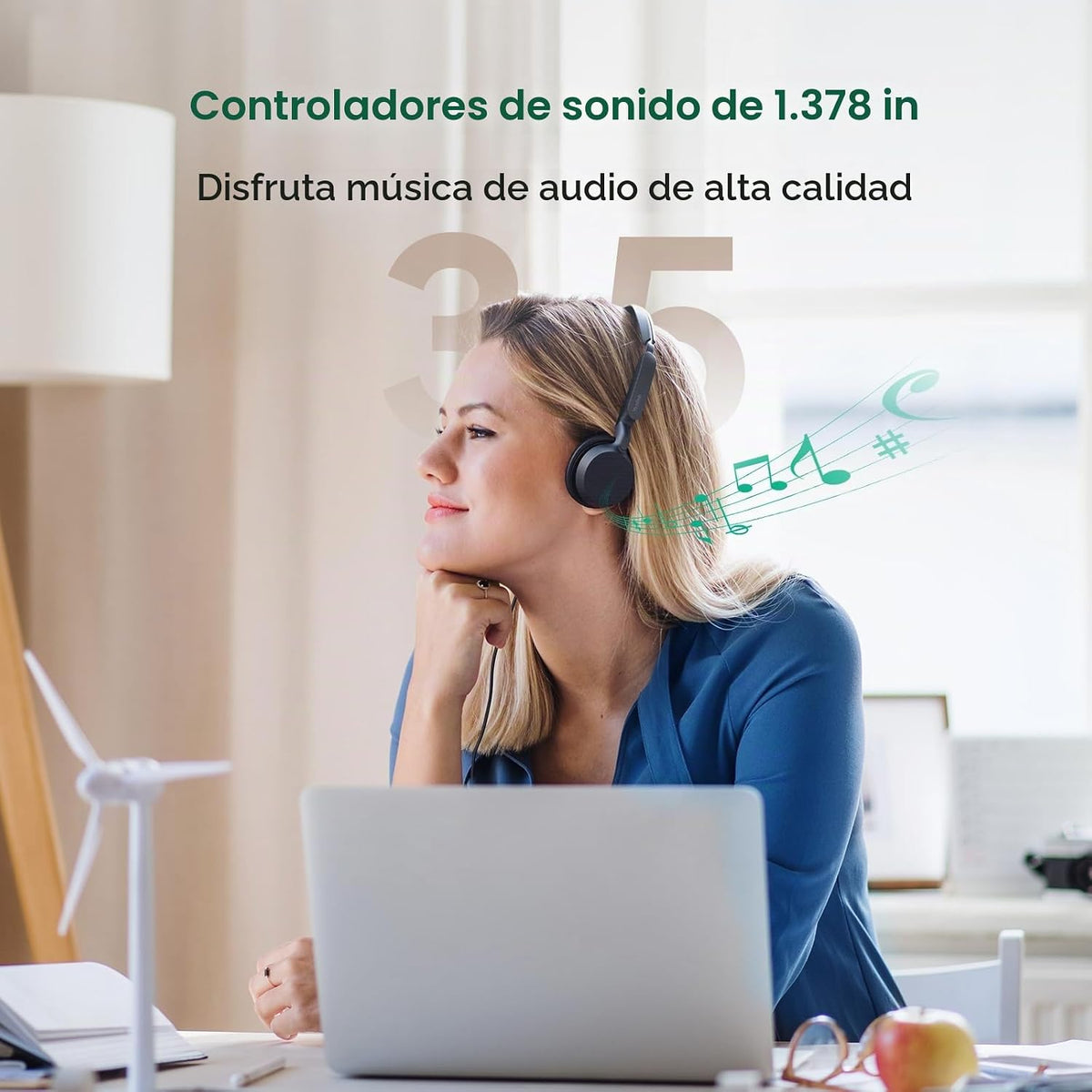 Yealink Auriculares con cable UH42 USB-C\/A,Micrófono con cancelaci...