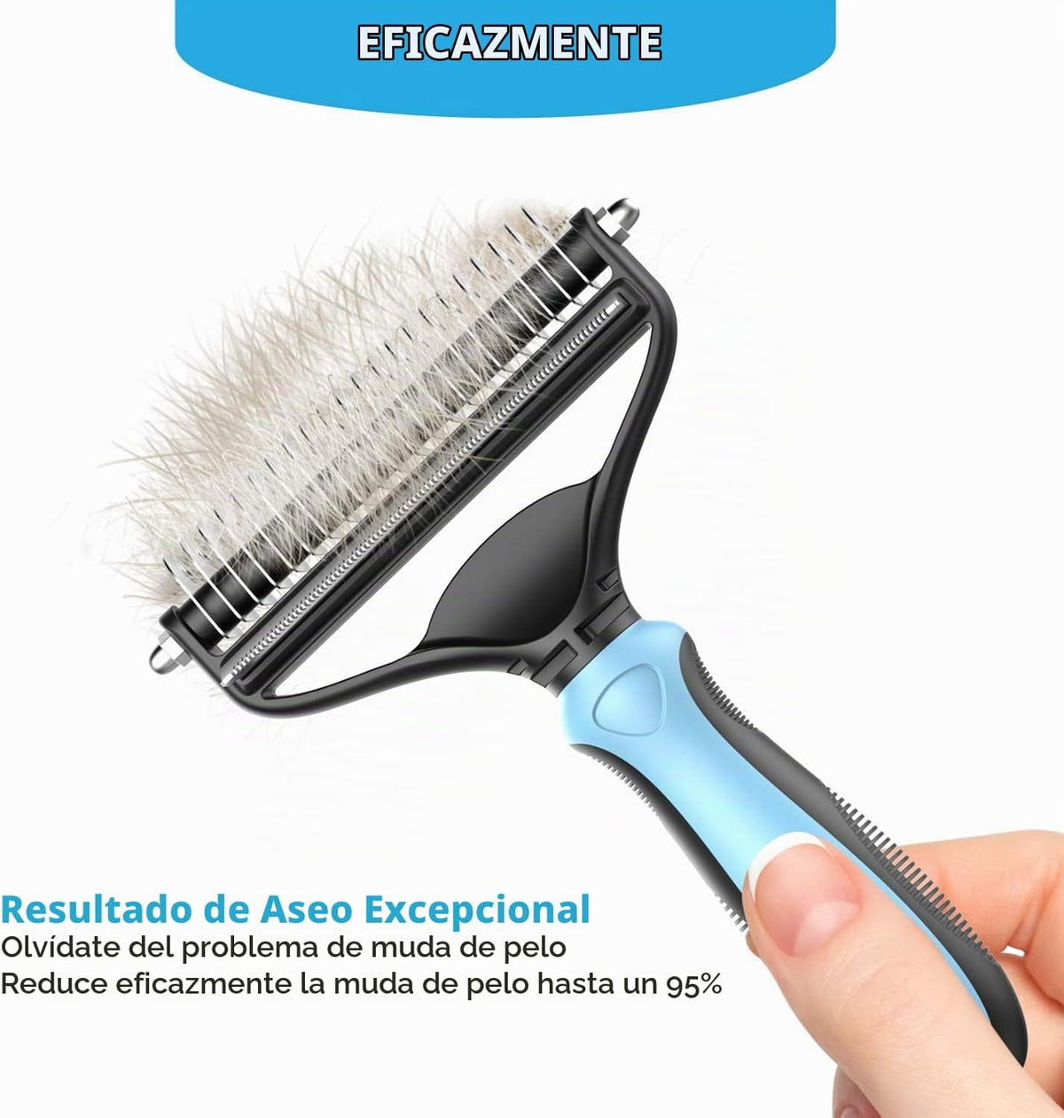 Cepillo para perros y gatos \u2013 Herramienta de aseo para mascota...
