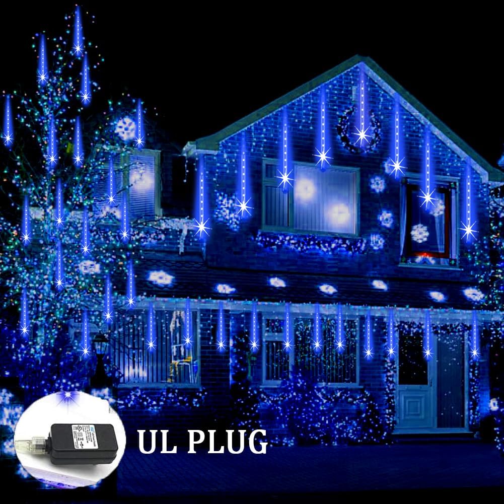 Weepong Luces de Navidad al aire libre 32 tubos 768LEDs luces de ll...