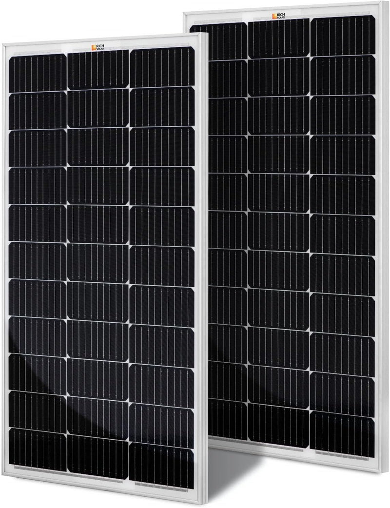 RICH SOLAR Panel solar monocristalino de 200 vatios y 12 voltios, p...