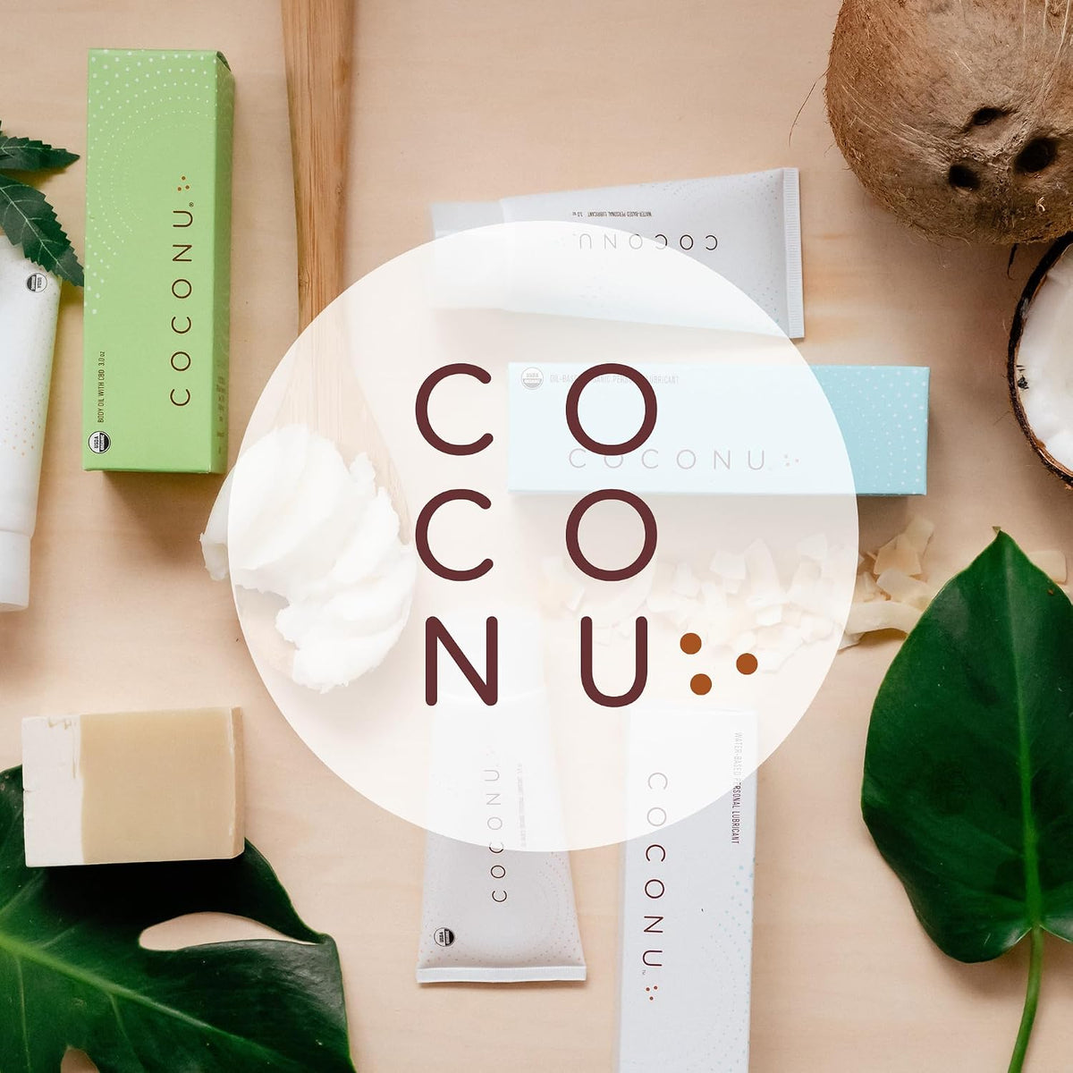 Coconu Lubricante orgánico a base de agua para mujeres y hombres, p...