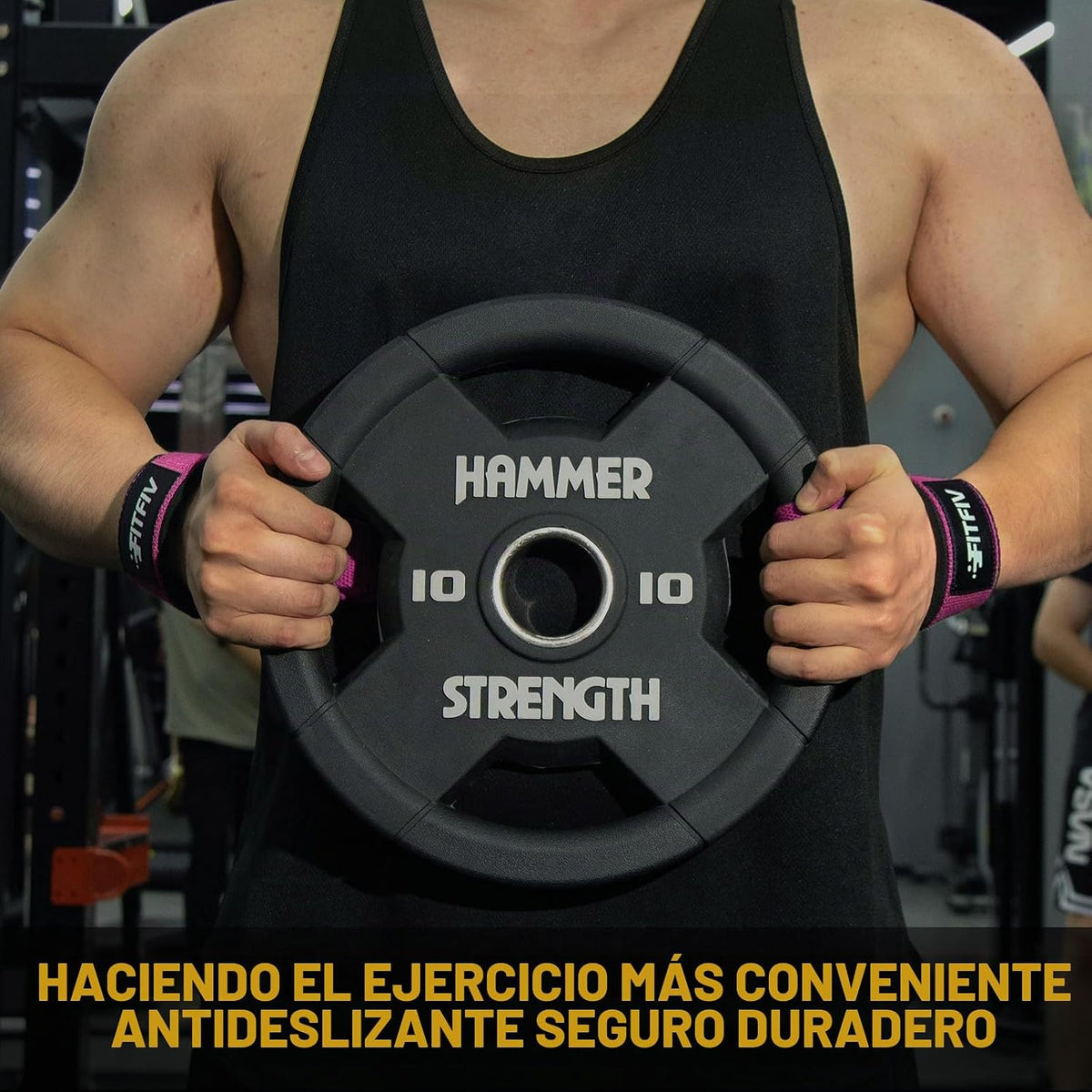 FITFIV Correas de levantamiento para levantamiento de pesas, correa...