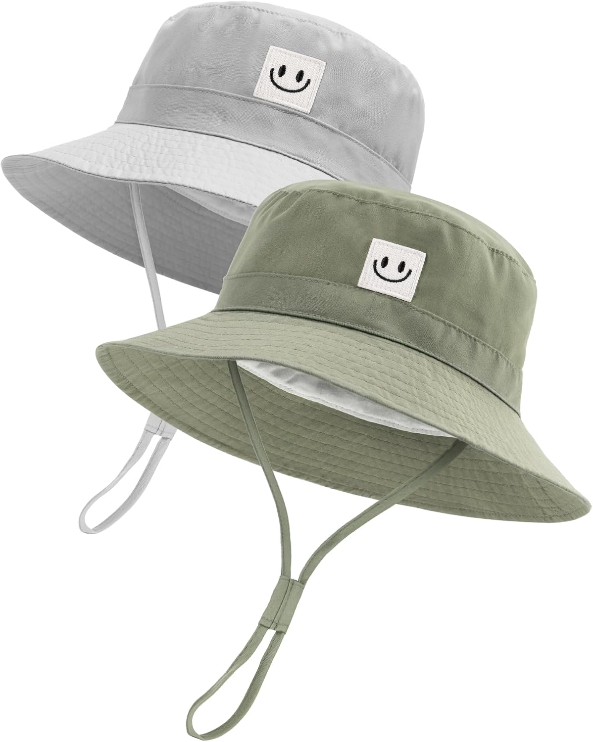 FURTALK Sombrero de sol para bebé, sombrero de pescador para niños...