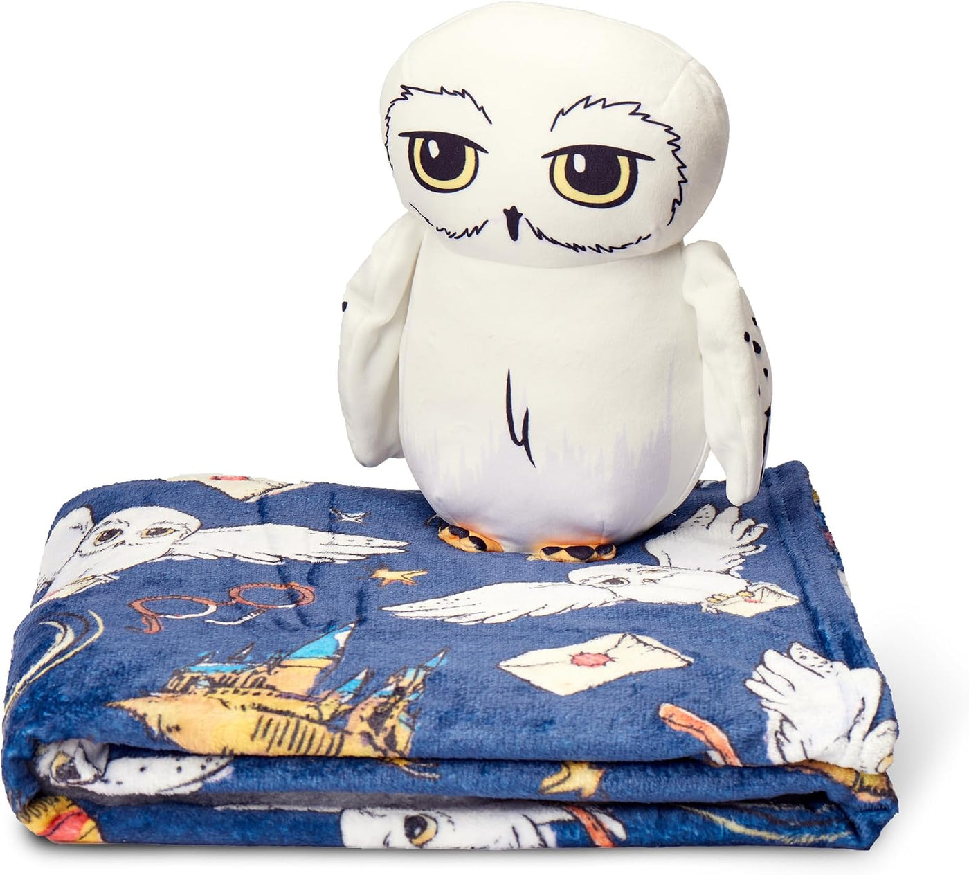 Northwest Harry Potter, Hedwig, juego de cobija y abrazadera de tac...