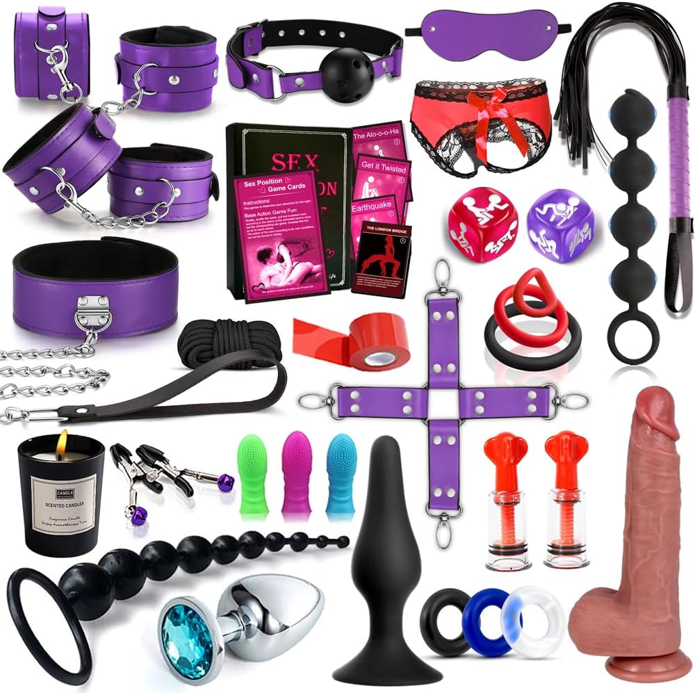 Juguetes sexuales Bondage BDSM Kit de restricciones, juguetes para...