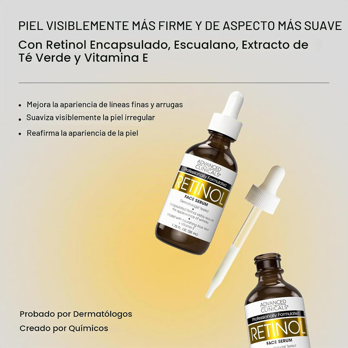 Advanced Clinicals - Suero de retinol para cara | Suero antienvejec...