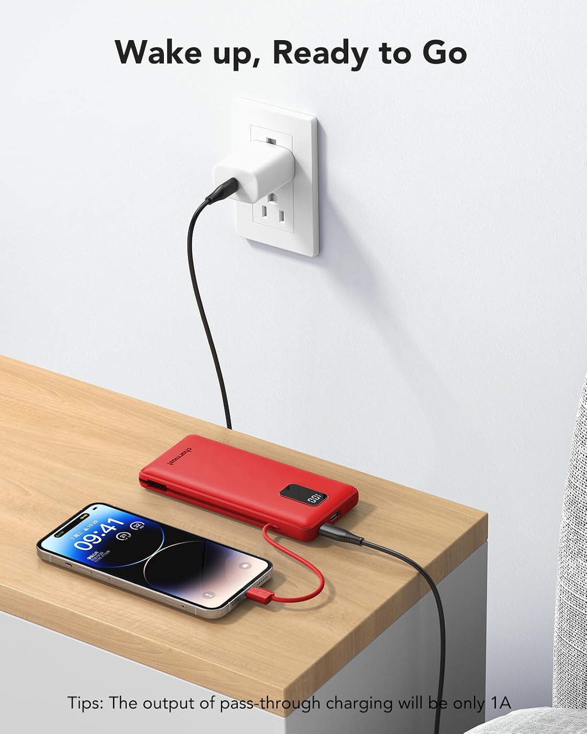 charmast Banco portátil 10000mAh del poder del cargador con el ench...