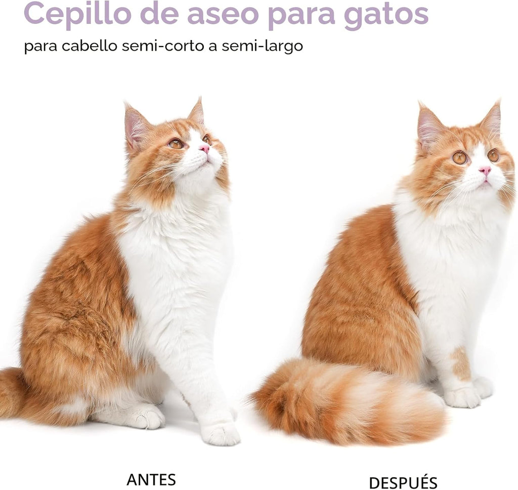 aumuca Cepillo de Aseo para Gatos y Perros para Muda de Pelo, Elimi...