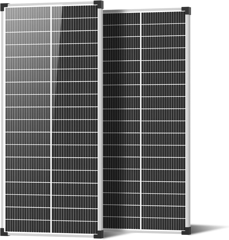 Panel solar de 200 vatios, 2 paneles solares de 100 W, 12 V, 18 BB,...