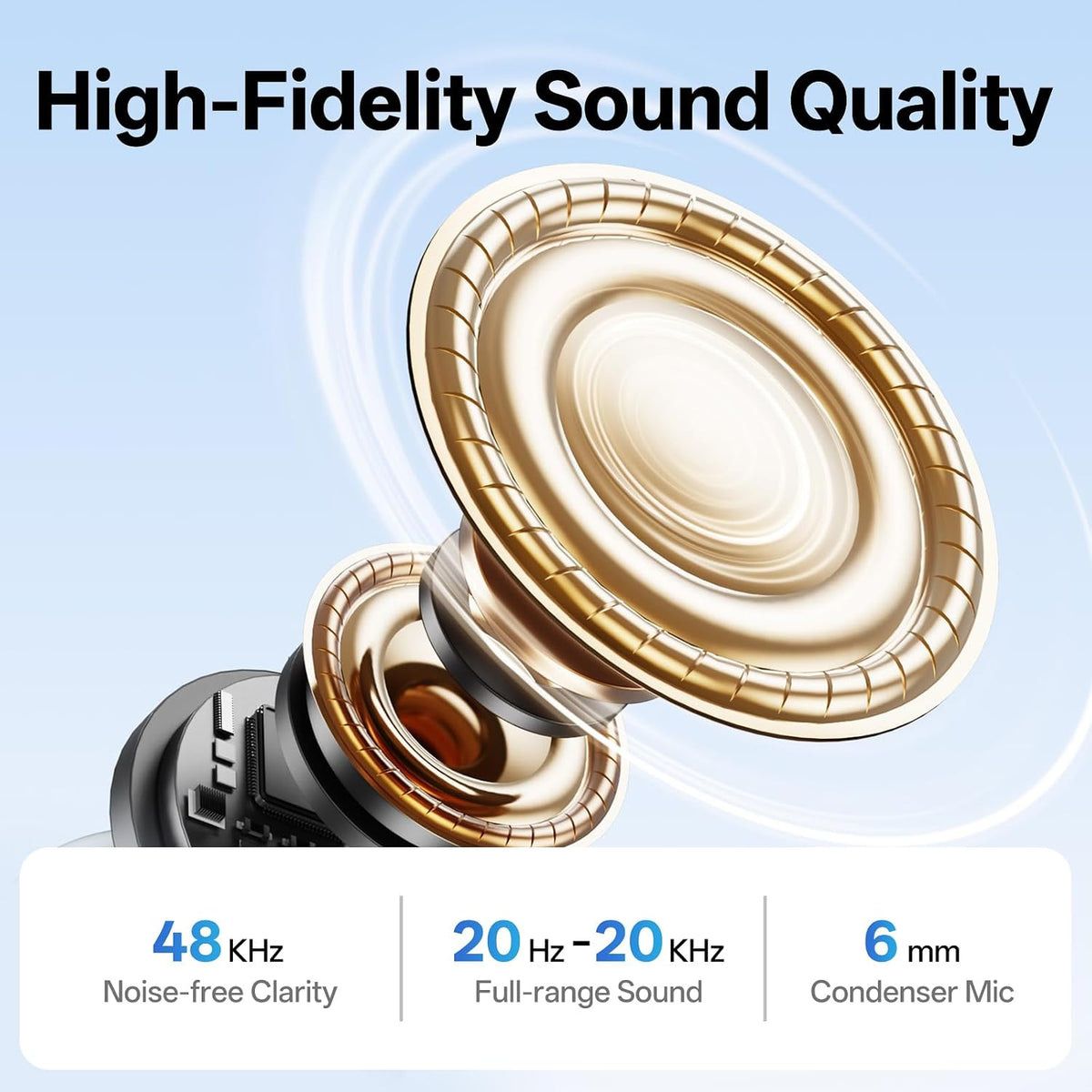 Yuaceuco Mini Micrófono Lavalier Inalámbrico para iPhone iPad Andro...