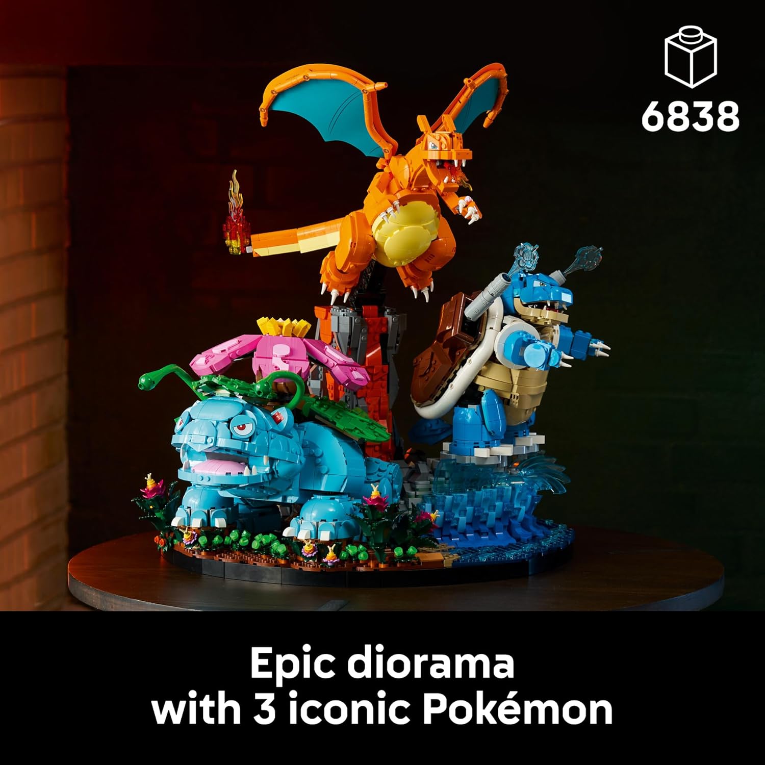 LEGO Pokémon Venusaur, Charizard y Blastoise - Juego de construcció...