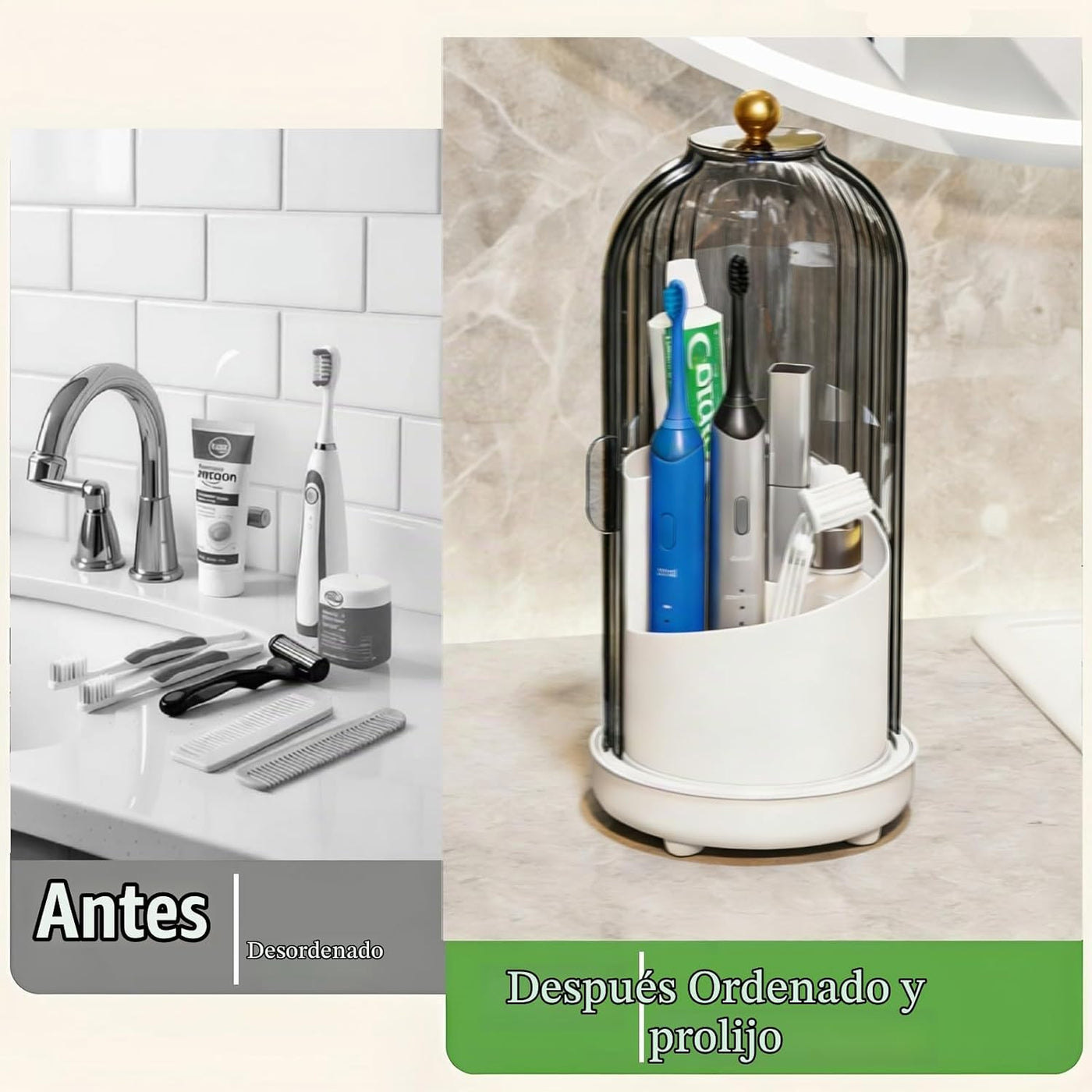 Soporte para utensilios en forma de jaula de pájaros con tapa, orga...