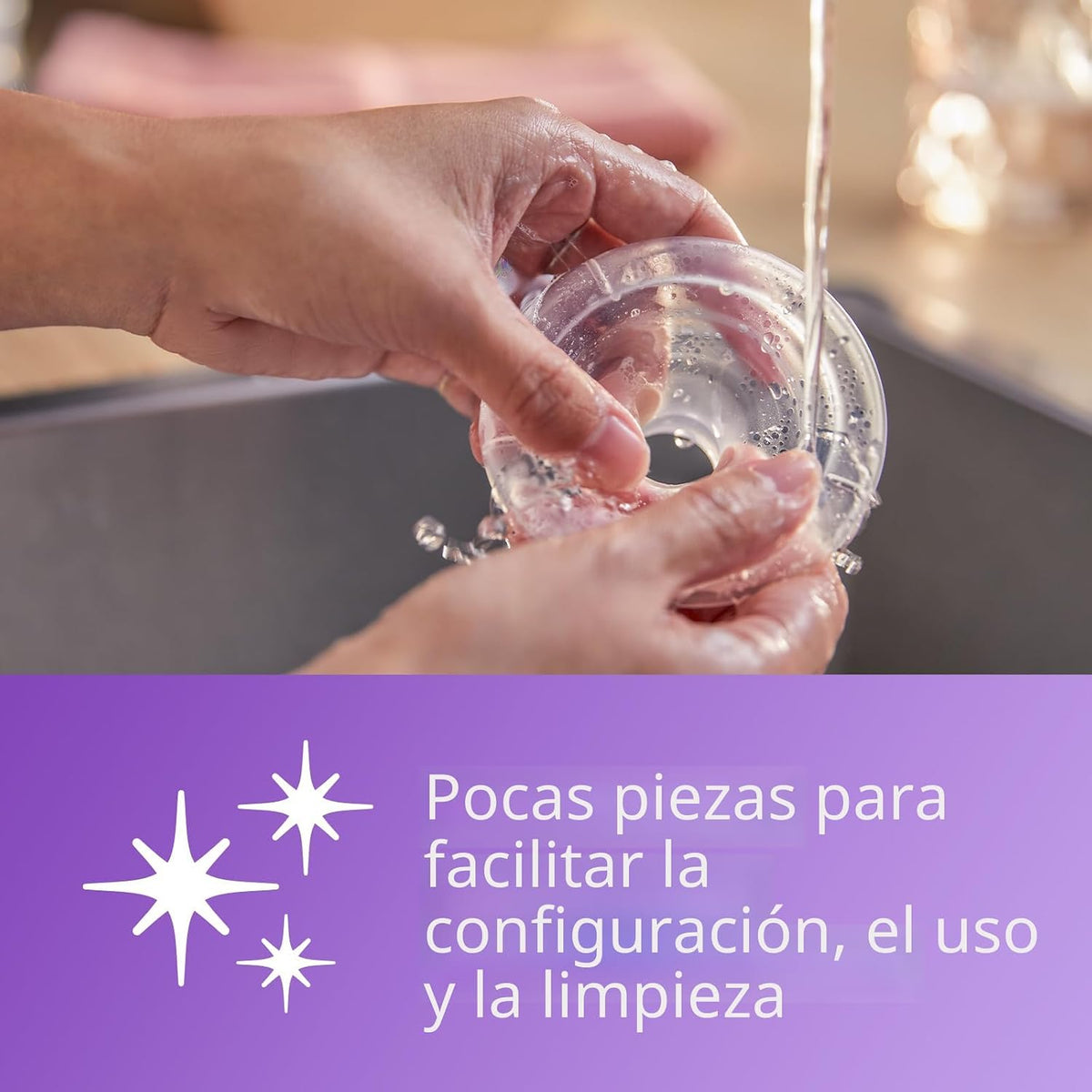Philips Avent Extractor de leche manual, bombeo fácil con tecnologí...