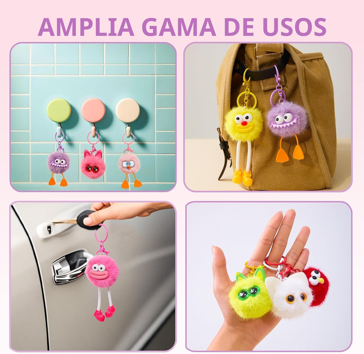 OMyFav 24 llaveros para niños, rellenos de huevos de Pascua para ni...