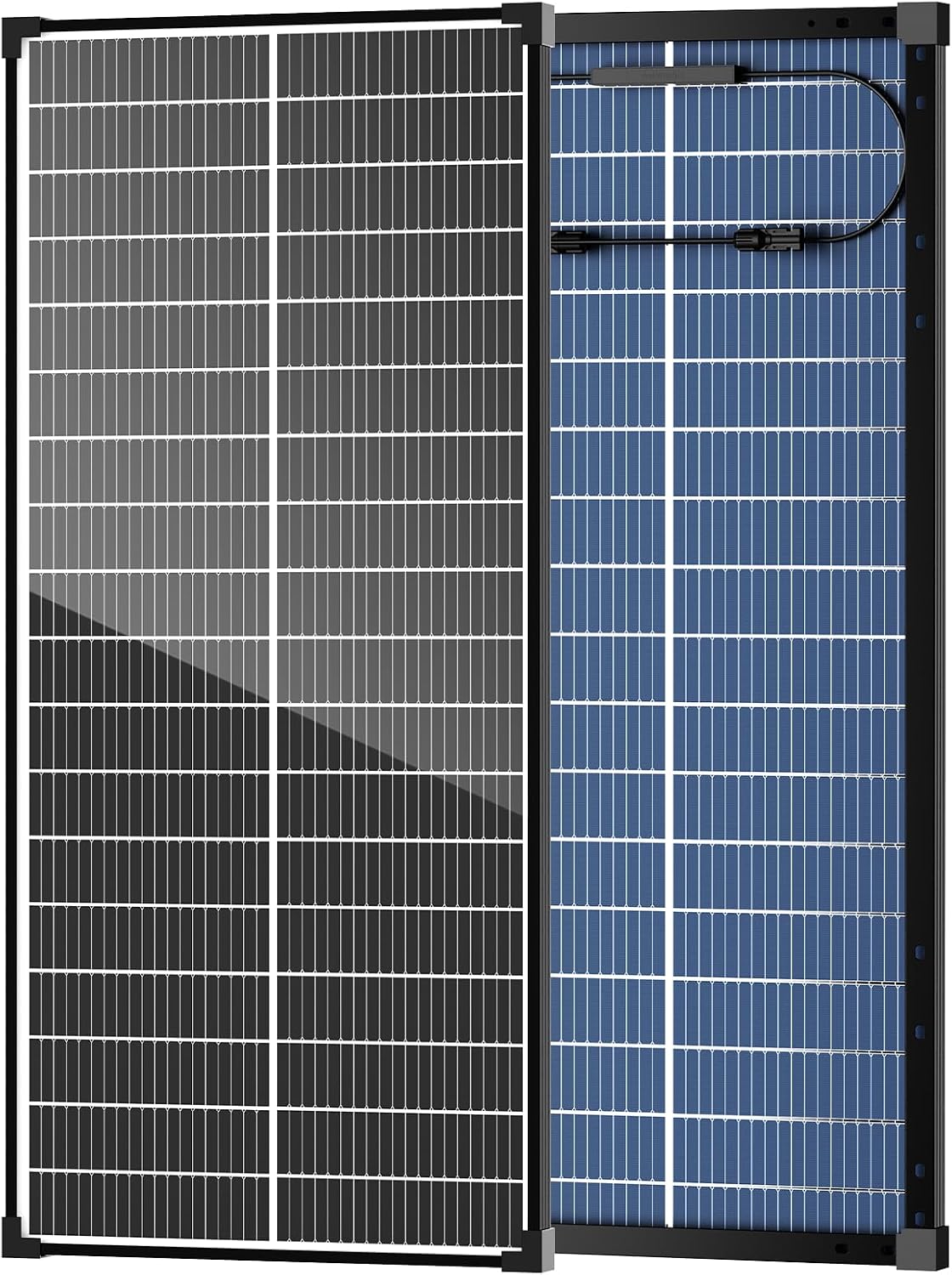 Panel solar de 100W, tipo N 12V 18BB, 25,2% de alta eficiencia | Pa...