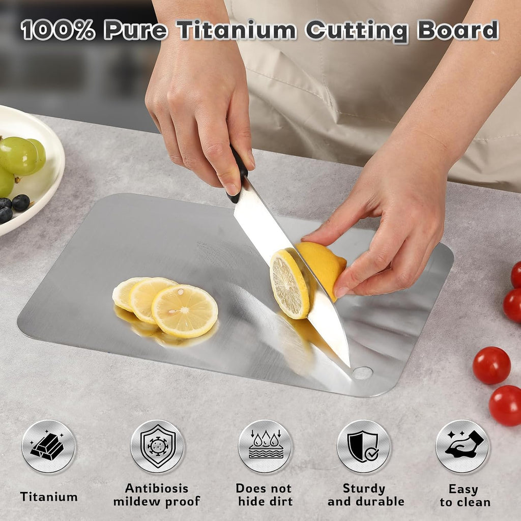 Katori - Tablas de cortar de titanio para cocina, juego de tablas d...
