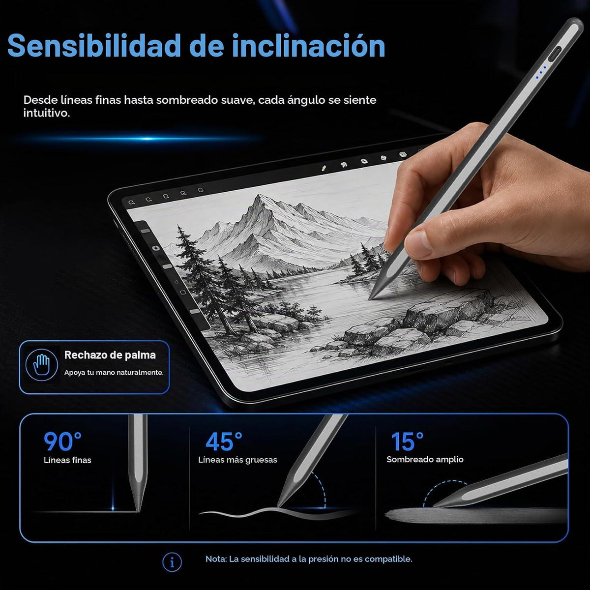 HATOKU Stylus Pen para Apple iPad 2018-2026 para tomar notas y dibu...