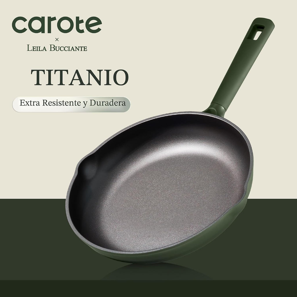 CAROTE Juego de ollas y sartenes de 31 piezas, juego de utensilios...